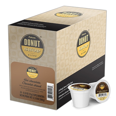 Authentic Donut Shop Blend Hot Chocolate, Single Serve Cup, PK96 PK SNDO5526